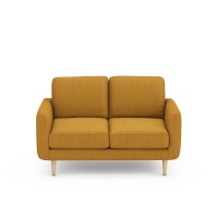 Двухместный Диван Jimi 2 мест. желтый LA REDOUTE INTERIEURS  фото, kupilegko.ru